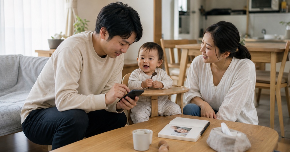 パパも続けやすい育児記録の始め方|夫婦で無理なく共有するコツ