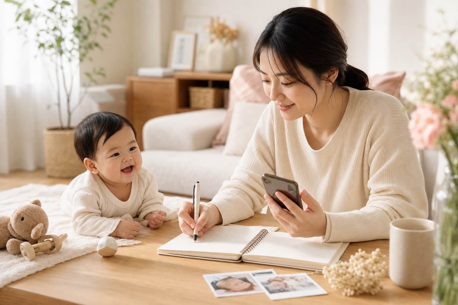 육아 일기 쓰는 법｜사진 한 장으로 계속하는 예시와 템플릿
